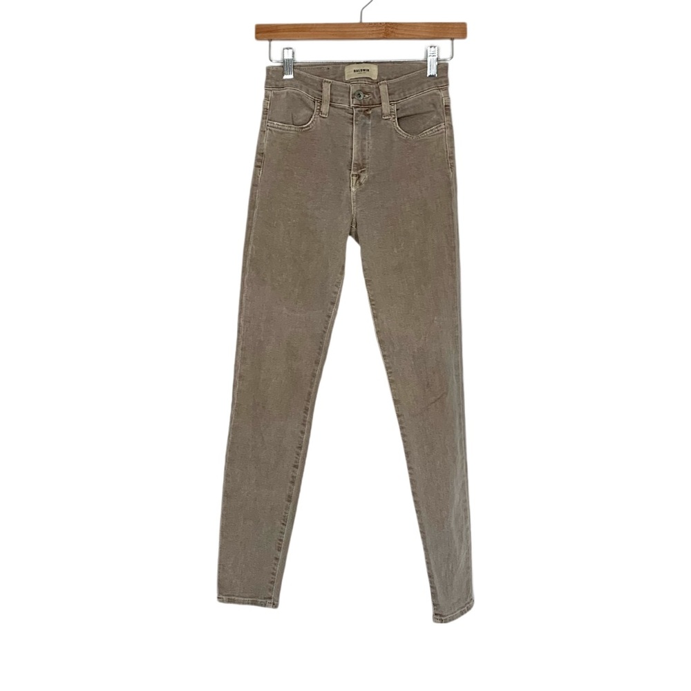 Baldwin Kansas City 2016 Skinny Jeans in Gray The Rivington Skinny Crop Size 24
